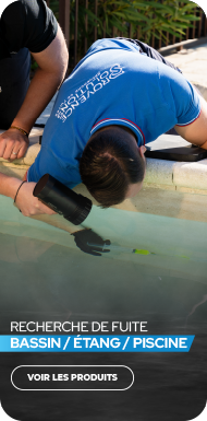 Recherche de fuite bassins, piscine, étang